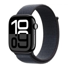 Смарт-годинник Apple Watch Series 10 GPS, корпус 42 мм, алюмінієвий онікс, чорнильний спортивний ремінець