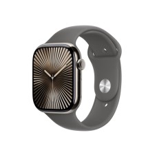 Спортивний ремінець Apple Watch 10 42/натуральний титан/сірий S/M LTE