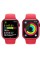 Apple Watch Series 9 Smartwatch GPS + Cellular 41mm Aluminium Case PRODUCTRED Sport Band PRODUCTRED S/M