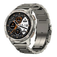Срібний розумний годинник Maxcom FW110 Titan Chronos