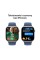 Smartwatch Apple Watch Series 10 GPS + Cellular Case 46mm Silver Aluminum Sports Strap Denim S/M