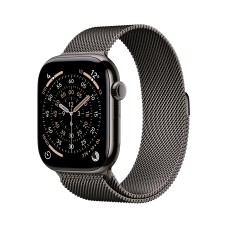 Apple Watch Series 11 GPS + Cellular 42mm Titanium Slate Milanese Band