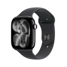 Apple Watch Series 11 GPS 42mm Aluminum Onyx Black sports Band S/M