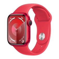 Apple Watch Series 9 GPS Smartwatch 41mm Aluminium Case with (PRODUCT)RED Edition Sport Band (PRODUCT)RED M/L