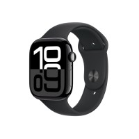 Apple Watch 10 42/Onyks алюміній/чорний спортивний ремінець M/L LTE