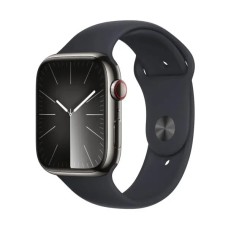 Розумний годинник Apple Watch Series 9 GPS + Cellular Корпус із нержавіючої сталі 45 мм Графітовий спортивний ремінь North S/M