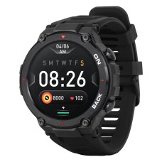 Чорний смарт-годинник Garett GRS 55 мм з GPS