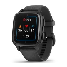 Розумний годинник Garmin Venu Sq 2 Music Edition чорний