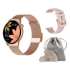 Золотий розумний годинник Maxcom FW58 Vanad Pro 46 мм