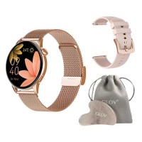 Золотий розумний годинник Maxcom FW58 Vanad Pro 46 мм