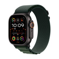 Смарт-годинник Apple Watch Ultra 2 GPS + Cellular Titanium black case 49mm Alpine darkgreen Band Розмір M