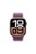 Смарт-годинник Apple Watch Series 10 GPS + стільниковий корпус, 42 мм, алюмінієвий спортивний ремінець із рожевого золота, стигла слива