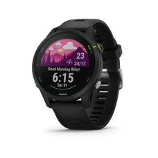 Чорний смарт-годинник Garmin Forerunner 255 Music 45mm GPS