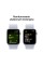 Смарт-годинник Apple Watch SE GPS + Cellular, алюмінієвий сріблястий корпус 44 мм, спортивний ремінець хмарно-синього кольору