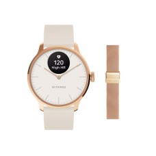 Withings ScanWatch Light 37 мм рожеве золото + міланський браслет