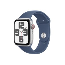 Apple Watch SE 2 44/сріблястий алюміній/синій ремінець S/M LTE