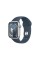 Apple Watch 9 41/Срібний алюміній/Storm Blue Sport Band S/M GPS