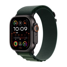 Apple Watch Ultra 2 GPS + Cellular Titanium чорний корпус 49 мм Альпійський ремінець темно-зелений Розмір L