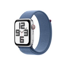 Apple Watch SE 2 44/Срібний алюміній/Зимовий синій Sport Loop LTE