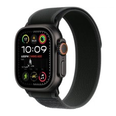 Apple Watch Ultra 2 GPS + Cellular titanium black case 49mm Trail black band S/M