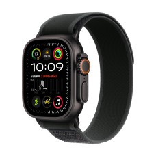 Apple Watch Ultra 2 GPS + Cellular titanium black case 49mm Trail black band S/M