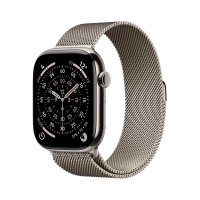 Apple Watch Series 11 GPS + Cellular 46mm Titanium Natural Milanese Loop Natural M/L