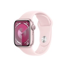 Apple Watch 9 41/Pink Aluminium/Light Pink Sport Band M/L GPS