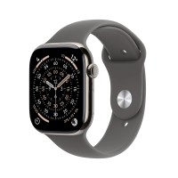 Apple Watch Series 11 GPS + Cellular 42mm Titanium Natural Mountain Grey Sport Band M/L