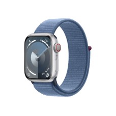 Apple Watch 9 41/Срібний алюміній/Зимовий синій Sport Loop LTE