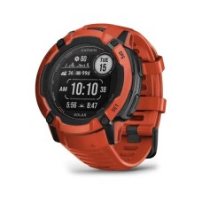 Смарт-годинник Garmin Instinct 2X Solar 50 мм із GPS, червоний