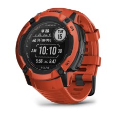 Смарт-годинник Garmin Instinct 2X Solar 50 мм із GPS, червоний