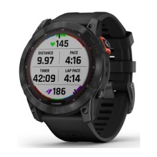 Смарт-годинник Garmin Fenix 7X Solar 51 мм з GPS, чорний