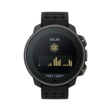 Чорний спортивний годинник Suunto Vertical Steel Solar All Black 49 мм із GPS