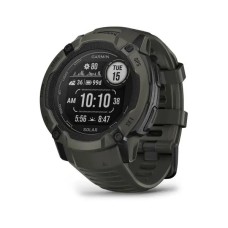 Зелений розумний годинник Garmin Instinct 2X Solar 50mm GPS