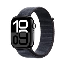 Смарт-годинник Apple Watch Series 10 GPS + стільниковий корпус, 42 мм, спортивний ремінець з алюмінієвим оніковим чорнилом