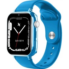 Синій розумний годинник Maxcom FW59 Kiddo LTE + окуляри Real Shades