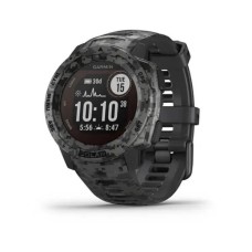 Срібний смарт-годинник Garmin Instinct Solar Camo Edition 45 мм GPS