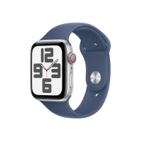Apple Watch SE 2 44/сріблястий алюміній/синій M/L ремінець LTE