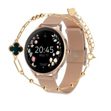 Розумний годинник Forever Velora SB-306 46 мм pink-gold
