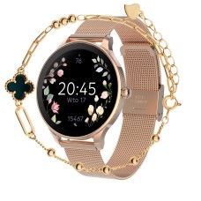 Розумний годинник Forever Velora SB-306 46 мм pink-gold