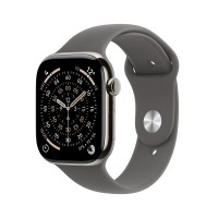 Apple Watch Series 11 GPS + Cellular 46mm Titanium Natural Mountain Grey Sport Band S/M