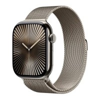 Apple Watch Series 10 GPS + Cellular case 46mm natural titanium natural Milanese браслет M/L