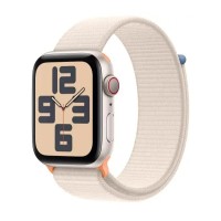 Смарт-годинник Apple Watch SE 2gen GPS + Cellular 44 мм, алюмінієвий корпус Moon Glow Спортивний ремінець Moon Glow
