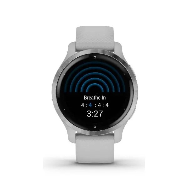 Смарт-годинник Garmin Venu 2S GPS сріблясто-білий