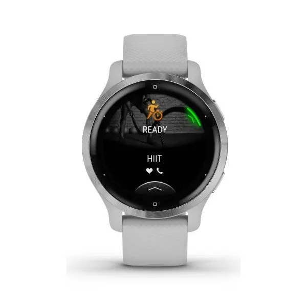 Смарт-годинник Garmin Venu 2S GPS сріблясто-білий