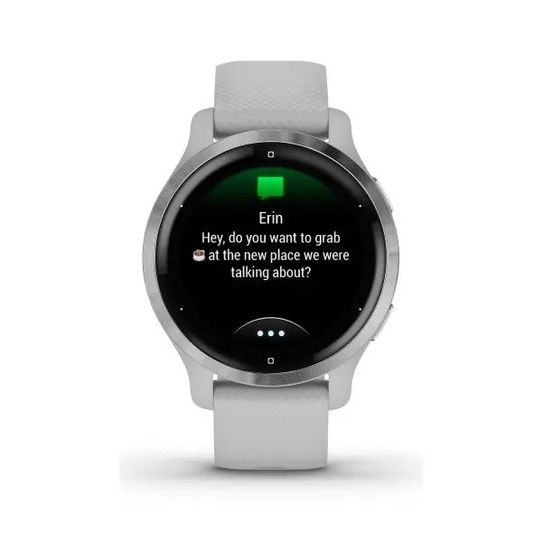 Смарт-годинник Garmin Venu 2S GPS сріблясто-білий