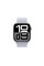 Корпус Apple Watch Series 10 GPS + Cellular, 46 мм, сріблястий алюміній, спортивний ремінець блакитного кольору