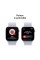 Корпус Apple Watch Series 10 GPS + Cellular, 46 мм, сріблястий алюміній, спортивний ремінець блакитного кольору