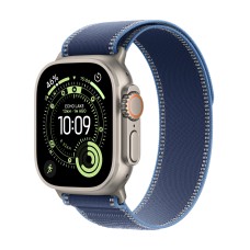 Apple Watch Ultra 3 GPS + Cellular Natural Titanium Gray 49mm Trail Blue Band S/M