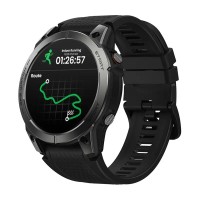 Чорний розумний годинник Zeblaze Stratos 3 Pro